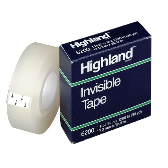 Highland&#x2122; Invisible Tape, 12 Rolls